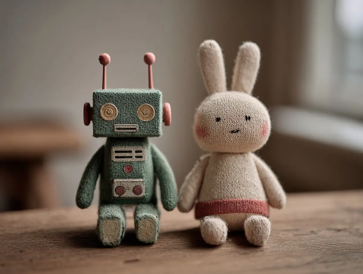 two mismatched toys that are friends but different