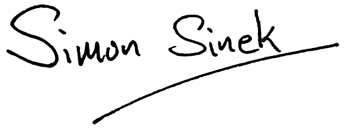 Image: Simon Sinek signature