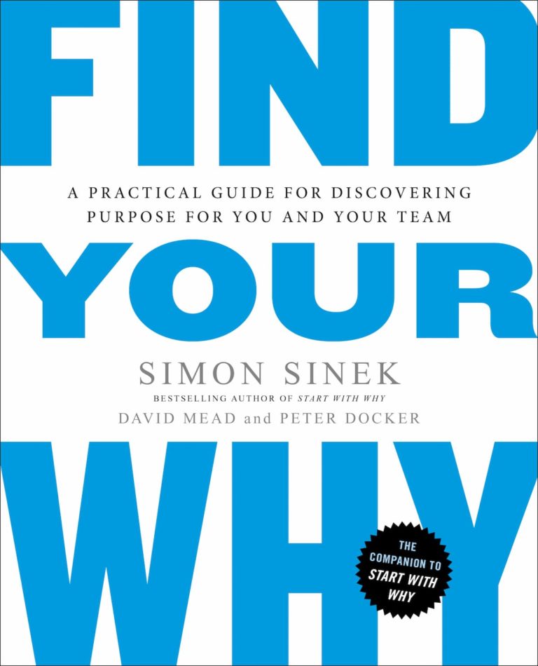 Find Your WHY Book  Go Beyond Reading - Simon Sinek