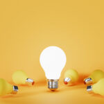 Lightbulb representing ideas