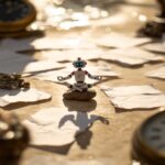 Robot meditating