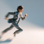 toy figurine running