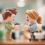 Toys as friends at work